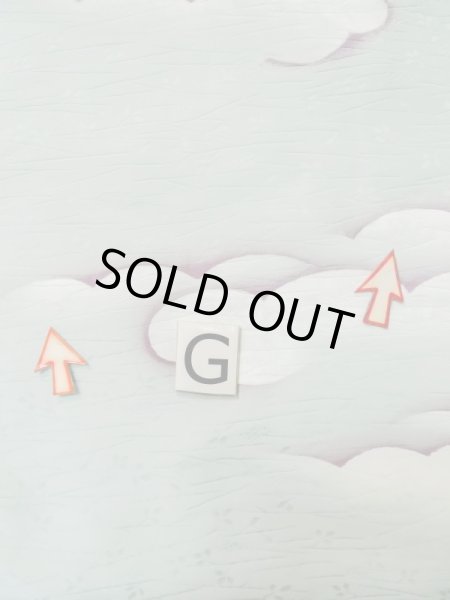 画像19: L1104N  羽織 女性用着物  シルク（正絹）   水色, 雲 【中古】 【USED】 【リサイクル】 ★★☆☆☆ (19)