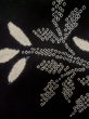 画像4: L1104P  羽織 女性用着物  シルク（正絹）   黒, 草 【中古】 【USED】 【リサイクル】 ★★★☆☆ (4)