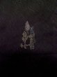 画像8: L1104R Mint  羽織 女性用着物  シルク（正絹）   黒, 抽象的模様 【中古】 【USED】 【リサイクル】 ★★★★☆ (8)