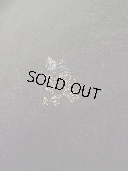 画像9: L1104R Mint  羽織 女性用着物  シルク(正絹)   黒, 抽象的模様 【中古】 【USED】 【リサイクル】 ★★★★☆ (9)