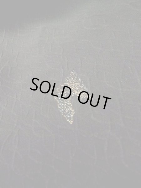 画像10: L1104R Mint  羽織 女性用着物  シルク(正絹)   黒, 抽象的模様 【中古】 【USED】 【リサイクル】 ★★★★☆ (10)