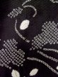 画像4: L1104U  羽織 女性用着物  化繊   黒, つた 【中古】 【USED】 【リサイクル】 ★★☆☆☆ (4)