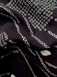 画像11: L1104U  羽織 女性用着物  化繊   黒, つた 【中古】 【USED】 【リサイクル】 ★★☆☆☆ (11)
