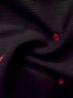 画像12: L1104V  羽織 女性用着物  化繊   黒, 丸 【中古】 【USED】 【リサイクル】 ★★★★☆ (12)