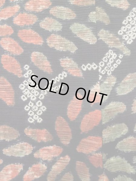 画像6: L1104W Mint  羽織 女性用着物  シルク(正絹)   黒, 木 【中古】 【USED】 【リサイクル】 ★★★★☆ (6)