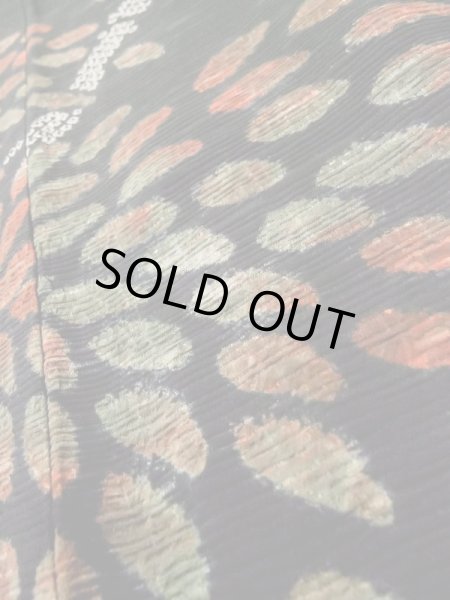 画像7: L1104W Mint  羽織 女性用着物  シルク(正絹)   黒, 木 【中古】 【USED】 【リサイクル】 ★★★★☆ (7)