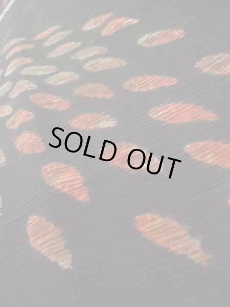 画像8: L1104W Mint  羽織 女性用着物  シルク(正絹)   黒, 木 【中古】 【USED】 【リサイクル】 ★★★★☆ (8)