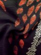 画像11: L1104W Mint  羽織 女性用着物  シルク（正絹）   黒, 木 【中古】 【USED】 【リサイクル】 ★★★★☆ (11)