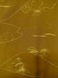 画像3: L1104X  羽織 女性用着物  シルク（正絹）  深い 山吹, 風景 【中古】 【USED】 【リサイクル】 ★★★☆☆ (3)