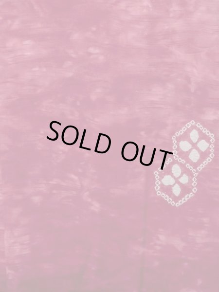 画像4: L1104Y Mint  羽織 女性用着物  シルク（正絹）   赤色, 亀甲 【中古】 【USED】 【リサイクル】 ★★★★☆ (4)