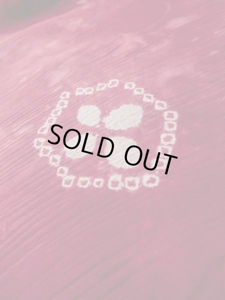 画像9: L1104Y Mint  羽織 女性用着物  シルク（正絹）   赤色, 亀甲 【中古】 【USED】 【リサイクル】 ★★★★☆ (9)