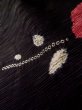 画像8: L1105A Mint  羽織 女性用着物  シルク（正絹）   黒, 花 【中古】 【USED】 【リサイクル】 ★★★★☆ (8)