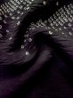 画像10: L1105B  羽織 女性用着物  シルク（正絹）   黒, 笹 【中古】 【USED】 【リサイクル】 ★☆☆☆☆ (10)