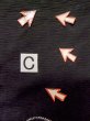 画像15: L1105B  羽織 女性用着物  シルク（正絹）   黒, 笹 【中古】 【USED】 【リサイクル】 ★☆☆☆☆ (15)