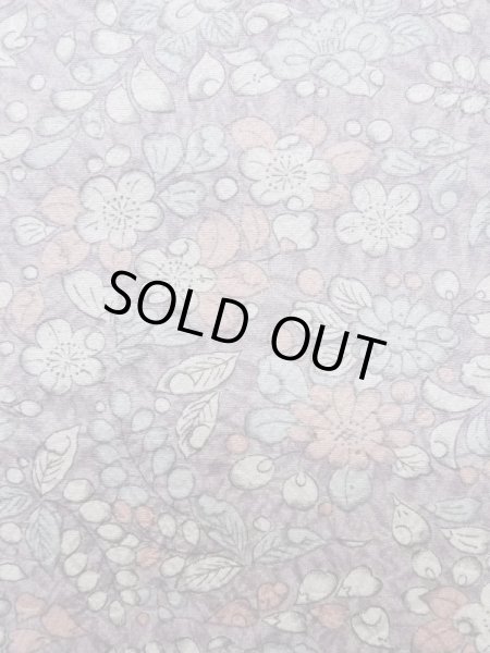 画像7: L1116C Mint  小紋 女性用着物  シルク（正絹）  淡い 藤色, 花 【中古】 【USED】 【リサイクル】 ★★★★☆ (7)