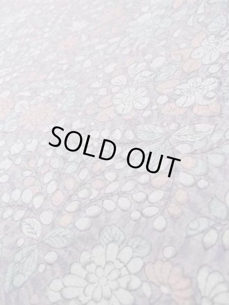 画像8: L1116C Mint  小紋 女性用着物  シルク（正絹）  淡い 藤色, 花 【中古】 【USED】 【リサイクル】 ★★★★☆ (8)