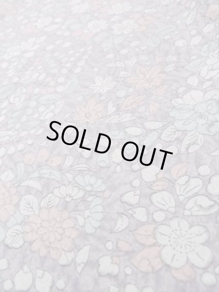 画像9: L1116C Mint  小紋 女性用着物  シルク（正絹）  淡い 藤色, 花 【中古】 【USED】 【リサイクル】 ★★★★☆ (9)