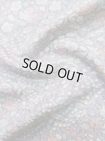 画像11: L1116C Mint  小紋 女性用着物  シルク（正絹）  淡い 藤色, 花 【中古】 【USED】 【リサイクル】 ★★★★☆ (11)