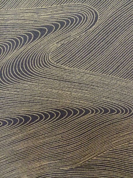 画像5: L1116E Mint  小紋 女性用着物  化繊   ベージュ, 抽象的模様 【中古】 【USED】 【リサイクル】 ★★★★★ (5)