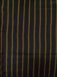 画像3: L1116L  小紋 女性用着物  シルク（正絹）   黒, 縞 【中古】 【USED】 【リサイクル】 ★☆☆☆☆ (3)