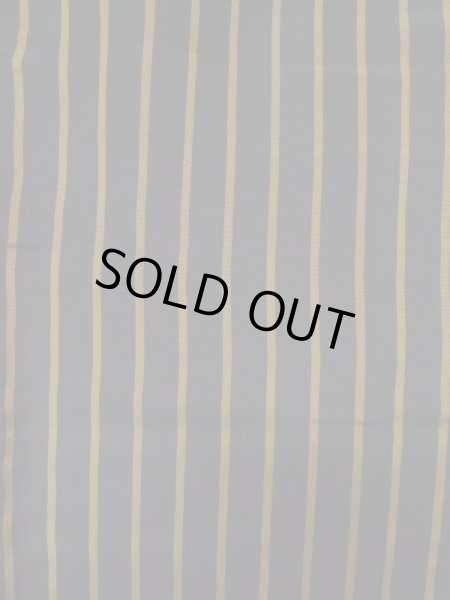 画像3: L1116L  小紋 女性用着物  シルク（正絹）   黒, 縞 【中古】 【USED】 【リサイクル】 ★☆☆☆☆ (3)