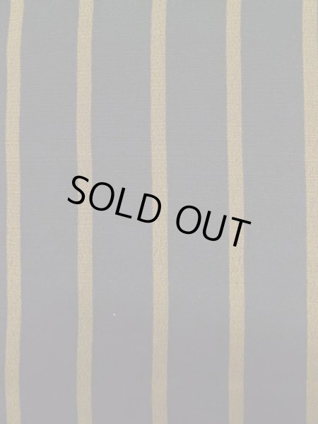 画像5: L1116L  小紋 女性用着物  シルク（正絹）   黒, 縞 【中古】 【USED】 【リサイクル】 ★☆☆☆☆ (5)