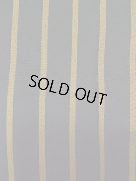 画像6: L1116L  小紋 女性用着物  シルク（正絹）   黒, 縞 【中古】 【USED】 【リサイクル】 ★☆☆☆☆ (6)