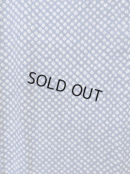 画像4: L1116M Mint  小紋 女性用着物  シルク(正絹)   青, かのこ 【中古】 【USED】 【リサイクル】 ★★★★☆ (4)