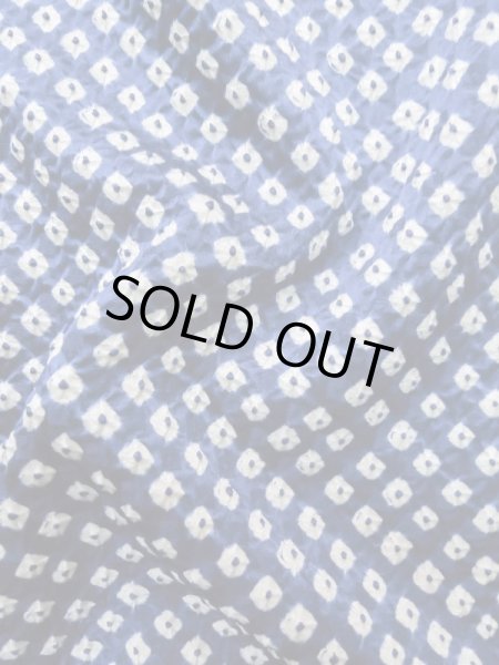 画像10: L1116M Mint  小紋 女性用着物  シルク(正絹)   青, かのこ 【中古】 【USED】 【リサイクル】 ★★★★☆ (10)