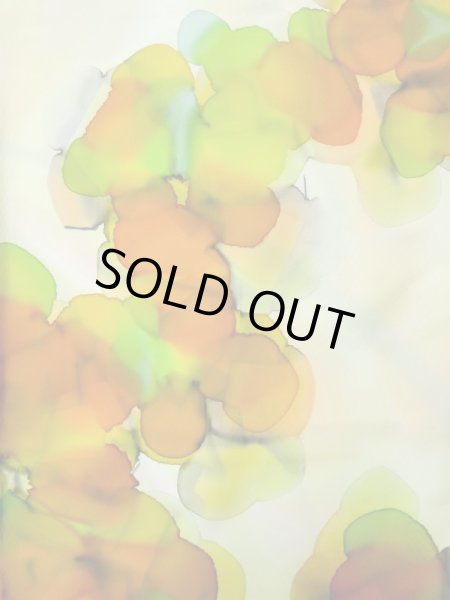 画像4: L1116T  小紋 女性用着物  シルク(正絹) 淡い 薄い マルチカラー, 抽象的模様 【中古】 【USED】 【リサイクル】 ★★★★☆ (4)