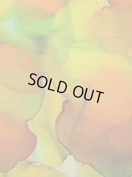 画像7: L1116T  小紋 女性用着物  シルク(正絹) 淡い 薄い マルチカラー, 抽象的模様 【中古】 【USED】 【リサイクル】 ★★★★☆ (7)