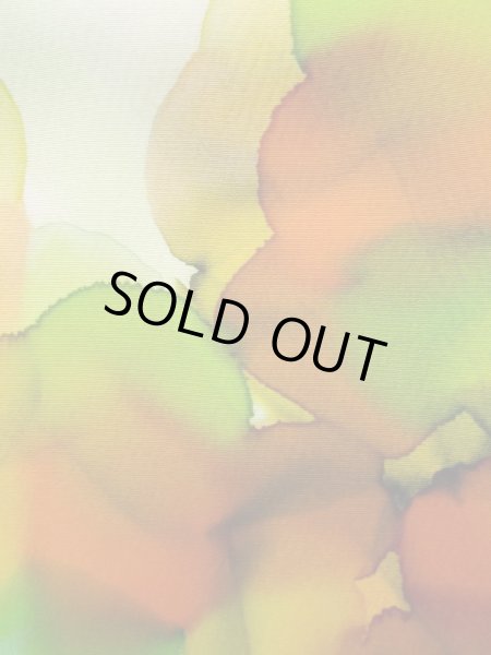 画像8: L1116T  小紋 女性用着物  シルク(正絹) 淡い 薄い マルチカラー, 抽象的模様 【中古】 【USED】 【リサイクル】 ★★★★☆ (8)