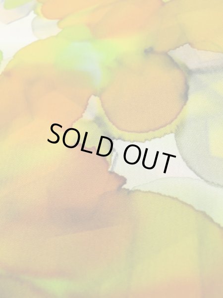 画像10: L1116T  小紋 女性用着物  シルク(正絹) 淡い 薄い マルチカラー, 抽象的模様 【中古】 【USED】 【リサイクル】 ★★★★☆ (10)