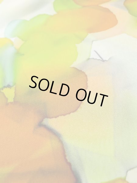 画像11: L1116T  小紋 女性用着物  シルク(正絹) 淡い 薄い マルチカラー, 抽象的模様 【中古】 【USED】 【リサイクル】 ★★★★☆ (11)