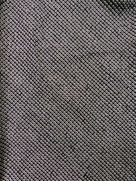 画像3: L1116U Mint  小紋 女性用着物  シルク(正絹)   黒, かのこ 【中古】 【USED】 【リサイクル】 ★★★★☆ (3)