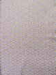 画像4: L1116W  小紋 女性用着物  シルク（正絹）   藤色, 花 【中古】 【USED】 【リサイクル】 ★★★☆☆ (4)