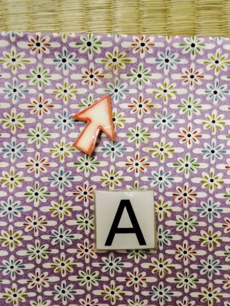 画像12: L1116W  小紋 女性用着物  シルク(正絹)   藤色, 花 【中古】 【USED】 【リサイクル】 ★★★☆☆ (12)