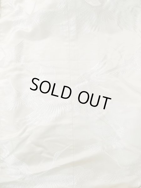 画像5: L1124I  打掛 女性用着物 白無垢 シルク(正絹)   白, 橘 【中古】 【USED】 【リサイクル】 ★★☆☆☆ (5)