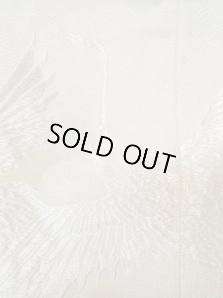 画像6: L1124I  打掛 女性用着物 白無垢 シルク(正絹)   白, 橘 【中古】 【USED】 【リサイクル】 ★★☆☆☆ (6)