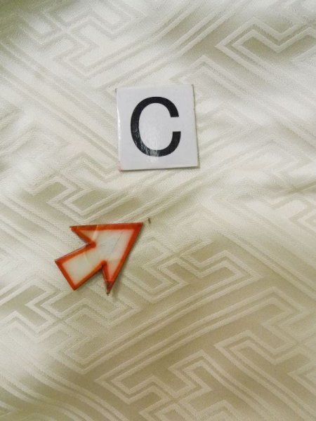 画像16: L1124L  打掛 女性用着物 白無垢 シルク（正絹）   白,  【中古】 【USED】 【リサイクル】 ★★☆☆☆ (16)