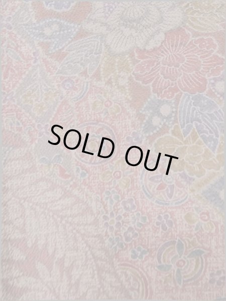 画像7: L1201E Mint  小紋 女性用着物  シルク(正絹)  淡い 桃色, 花 【中古】 【USED】 【リサイクル】 ★★★★☆ (7)