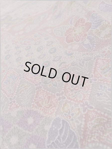 画像11: L1201E Mint  小紋 女性用着物  シルク(正絹)  淡い 桃色, 花 【中古】 【USED】 【リサイクル】 ★★★★☆ (11)