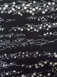 画像6: L1201R  小紋 女性用着物  シルク（正絹）   黒, 抽象的模様 【中古】 【USED】 【リサイクル】 ★☆☆☆☆ (6)