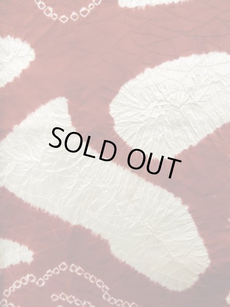 画像6: L1202C  小紋 女性用着物  シルク(正絹)   白, 花 【中古】 【USED】 【リサイクル】 ★★☆☆☆ (6)