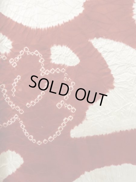 画像7: L1202C  小紋 女性用着物  シルク(正絹)   白, 花 【中古】 【USED】 【リサイクル】 ★★☆☆☆ (7)