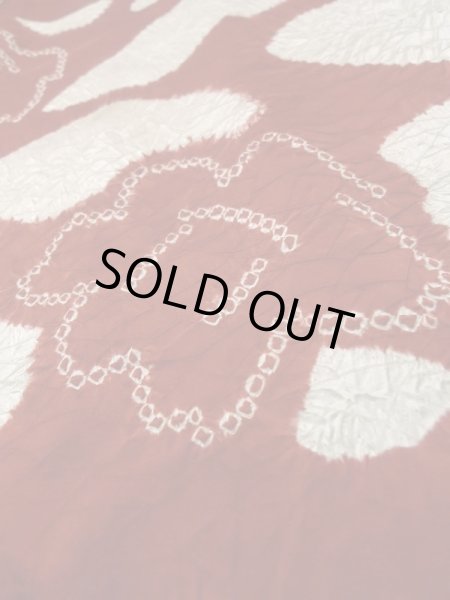 画像10: L1202C  小紋 女性用着物  シルク(正絹)   白, 花 【中古】 【USED】 【リサイクル】 ★★☆☆☆ (10)