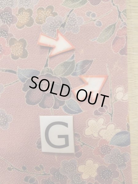 画像20: L1202C  小紋 女性用着物  シルク(正絹)   白, 花 【中古】 【USED】 【リサイクル】 ★★☆☆☆ (20)