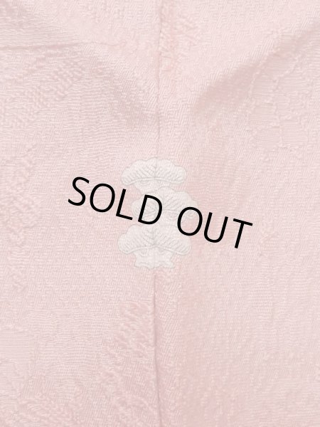 画像3: L1213A Mint  色無地 女性用着物  シルク(正絹)  淡い 桃色,  【中古】 【USED】 【リサイクル】 ★★★★★ (3)