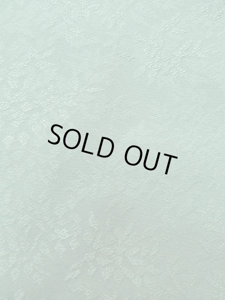 画像8: L1213B Mint  色無地 女性用着物  シルク(正絹)  淡い 緑色,  【中古】 【USED】 【リサイクル】 ★★★★★ (8)