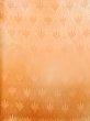 画像3: L1213E Mint  色無地 女性用着物  シルク（正絹） 淡い 薄い 橙色, ぼかし 【中古】 【USED】 【リサイクル】 ★★★★★ (3)